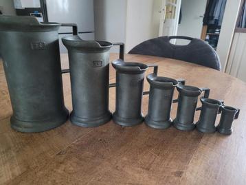 Tinnen maatkannen Peltrato  beschikbaar voor biedingen