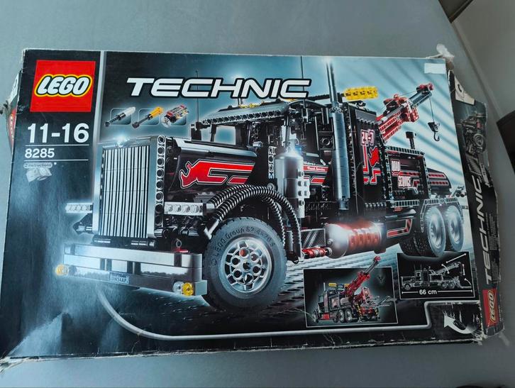 Lego Technic 8285 Sleepwagen met Doos & Instructies, Kinderen en Baby's, Speelgoed | Duplo en Lego, Gebruikt, Lego, Complete set