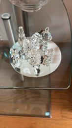 4 echte swarovski en een glazen varkentje, Ophalen of Verzenden, Zo goed als nieuw
