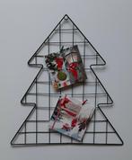 Wandrek kaarten kerstboom metaal nieuw. Nog 5 stuks., Verzenden, Nieuw