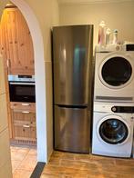 LG Koel Vriescombinatie RVS - GBP20PZCFS, Ophalen, Gebruikt, 200 liter of meer, Met aparte vriezer