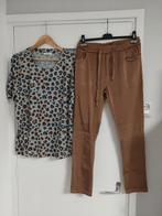 baggy broek made in italy 44 + shirt enjoy maat xxl 46, Bruin, Maat 46/48 (XL) of groter, Enjoy, Ophalen of Verzenden