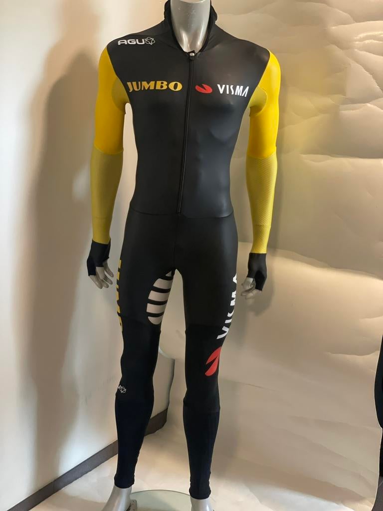Schaatskleding schaatspak snelpak speedsuit maat M Rubber, Sport en Fitness, Schaatsen, Zo goed als nieuw, Ophalen of Verzenden