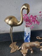 Vintage koperen messing flamingo, Antiek en Kunst, Antiek | Koper en Brons, Ophalen of Verzenden