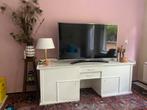 Wit vintage dressoir brocante stijl televisiemeubel tvmeubel, Ophalen, Gebruikt, Brocante vintage, 100 tot 150 cm