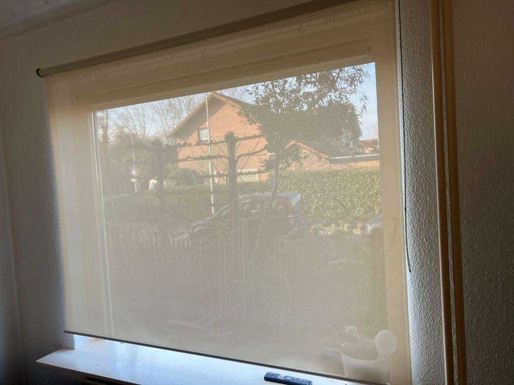 2x Rolgordijnen 1.75 x 2.10 - Gebruikt, Huis en Inrichting, Stoffering | Gordijnen en Lamellen, Ophalen, Gebruikt, 200 cm of meer