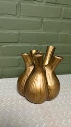 Goud kleurige vaas, Overige materialen, Overige kleuren, Ophalen of Verzenden, Zo goed als nieuw