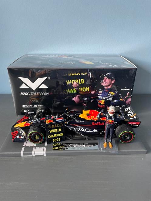 Max Verstappen auto 1:18 2022 Japan GP, Hobby en Vrije tijd, Modelauto's | 1:18, Zo goed als nieuw, Auto, MiniChamps, Ophalen of Verzenden
