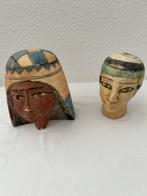 2 Egyptische beelden (replica), Antiek en Kunst, Ophalen