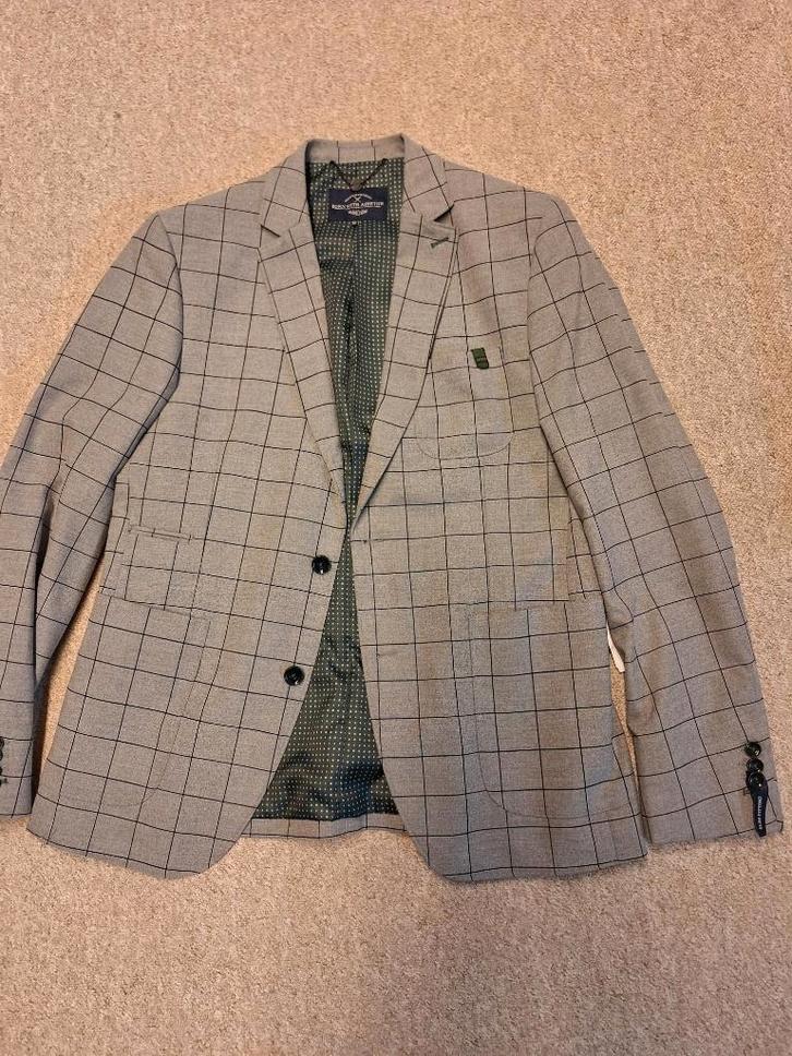 Nieuw kolbert maat 52 / L (6), Kleding | Heren, Kostuums en Colberts, Nieuw, Maat 52/54 (L), Grijs, Ophalen of Verzenden