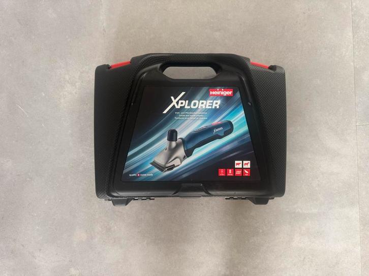 Heiniger Xplorer met extra messen set & 2 accus!, Dieren en Toebehoren, Paarden en Pony's | Verzorgingsproducten, Zo goed als nieuw