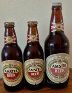 3 hele oude volle flessen AMSTEL BEER collector's item, Verzamelen, Biermerken, Ophalen of Verzenden, Zo goed als nieuw, Flesje(s)