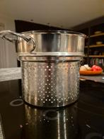 DeMeyere pasta inzet - 24 cm - Zo goed als nieuw, Ophalen of Verzenden, Zo goed als nieuw