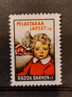 Finland cinderella - Red de Kinderen, Postzegels en Munten, Ophalen of Verzenden, Finland, Postfris