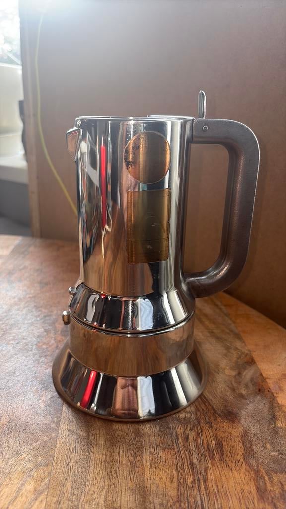 Alessi 9090 espressomachine van Richard Sapper 6 cup’s, Ophalen of Verzenden