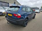BMW X3 2.5i NAV.+ Airco Bj:2004 NAP!, Auto's, BMW, Blauw, Origineel Nederlands, Bedrijf, Handgeschakeld