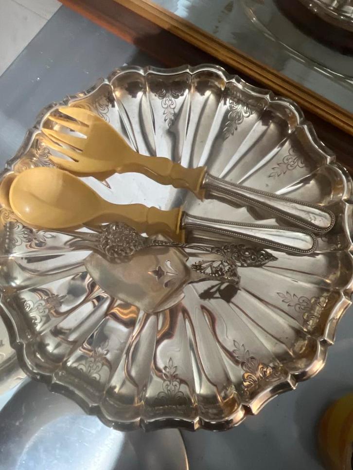 Zilveren Bestekset - Gemerkt, Antiek en Kunst, Antiek | Goud en Zilver, Zilver, Ophalen of Verzenden