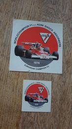 Sticker KONI, World champion F1 with KONI, 1976, (5 en 10cm), Verzamelen, Ophalen of Verzenden, Zo goed als nieuw