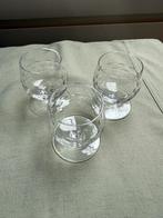 Set van 3 Vintage Glazen, Ophalen, Glas of Glazen, Overige stijlen, Glas