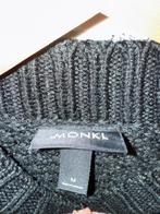 Monki zwarte gebreide jurk met binnenjurk - M/L, Zwart, Maat 42/44 (L), Ophalen of Verzenden, Zo goed als nieuw