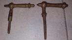 3 jaren 30 messing deurkrukken, Antiek en Kunst, Ophalen of Verzenden
