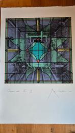 Rob Scholte zeefdruk Omgekeerde Wereld II, Ophalen