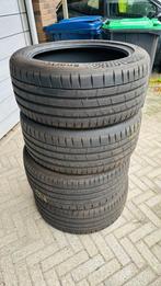 Tesla - Continental SportContact 7 255 45 R19 104V XL (TO), Auto-onderdelen, Banden en Velgen, Gebruikt, 255 mm, Band(en), Personenwagen