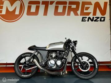 Kawasaki Z 550 GT Caferacer PUNTGAAF GEBOUWD Steel Gray/Blac