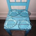 Schelpen schaaltjes van glas Pyrex France 4 stuks, Huis en Inrichting, Keuken | Servies, Ophalen, Overige stijlen, Glas, Schaal of Schalen