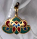 GOUDKLEURIGE VROLIJKE KLEUREN OORBELLEN, Sieraden, Tassen en Uiterlijk, Oorbellen, Overige materialen, Overige kleuren, Nieuw