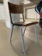 Dutchbone Scuola Stoel 2x, Ophalen, Twee, Bruin, Old school