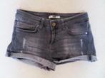 F51 ANTI BLUE jeans short korte broek zwart + blauw XS 34, Anti Blue, Blauw, Nieuw, Ophalen of Verzenden