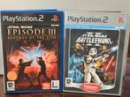 2 Star Wars Games PS2, 1 speler, Ophalen of Verzenden, Zo goed als nieuw, Vanaf 12 jaar