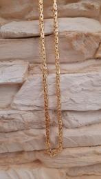 gouden platte koningsketting 14kt, Www.bredajuwelier.nl, Nieuw, Ophalen of Verzenden, Www.bredajuwelier.nl