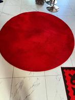 Fijn groot rond rood kleed voor de winter, Ophalen, 150 tot 200 cm, Rond, 200 cm of meer