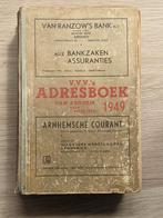 Adresboek Arnhem 1949, Ophalen of Verzenden, 20e eeuw of later, Gelezen