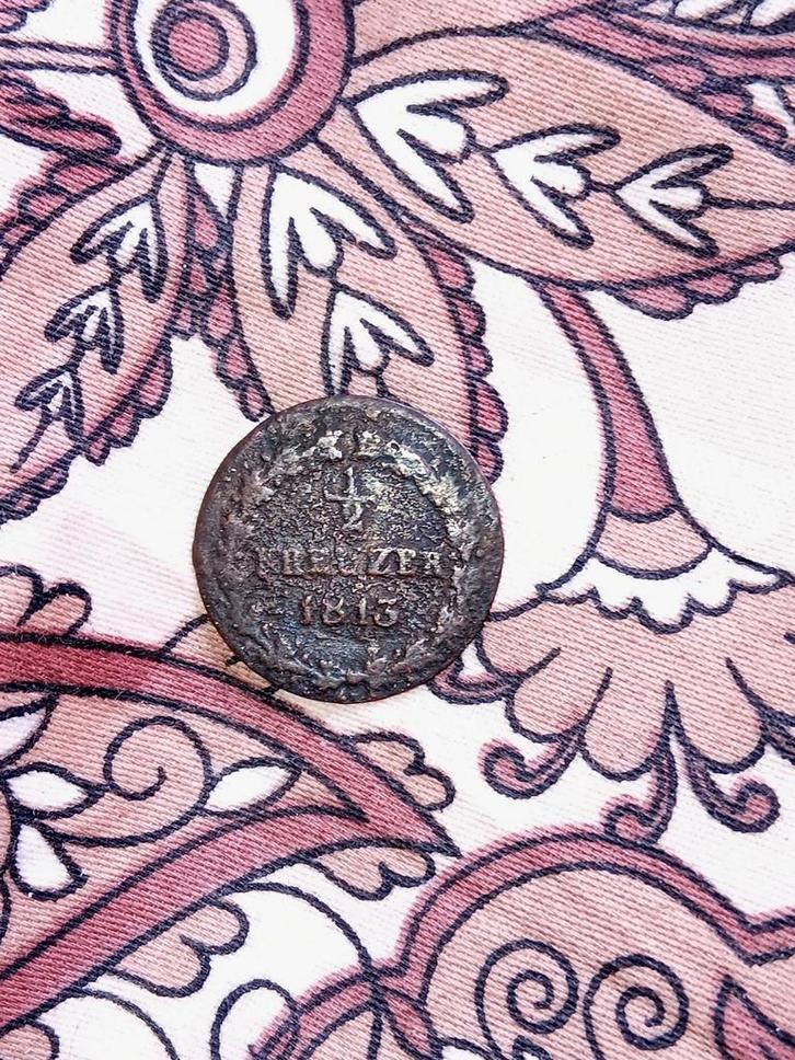 Oude 1813 Kreutzer Munt, Postzegels en Munten, Munten | Nederland, Losse munt, Overige waardes, Vóór koninkrijk, Ophalen of Verzenden