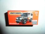 Matchbox Powergrabs - Toyota Land Cruiser FJ40 (zwart) 1:64, Ophalen of Verzenden, Nieuw, Auto