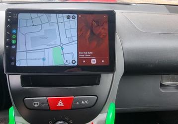 ❗Carplay scherm Apple + Android Toyota Aygo Citroen C1 107❗ beschikbaar voor biedingen