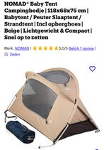 Nomad strandtent peuter slaaptent campingbed, Caravans en Kamperen, Tenten, Ophalen of Verzenden, Gebruikt, Tot en met 2