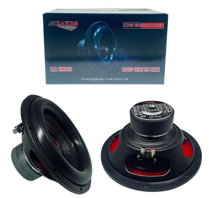 Lakro 1800watt SPL woofer 2x2ohm LAKRO-ETERNAL-12 Subwoofer, Auto diversen, Autospeakers, Nieuw, Ophalen of Verzenden