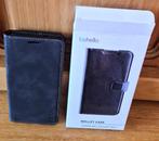 Samsung S24 - Wallet case - Grijs veloursachtig, Ophalen of Verzenden, Nieuw, Hoesje of Tasje
