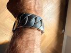 Zilveren schakel armband, Sieraden, Tassen en Uiterlijk, Ophalen, Zo goed als nieuw, Zilver, Zilver