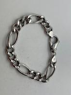 B68 Prachtige zilveren schakel armband, Ophalen of Verzenden, X, Zilver, Zilver