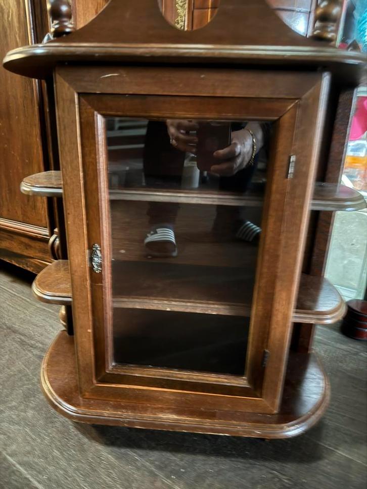 Vitrine kastje om op te hanger of staand, Huis en Inrichting, Kasten | Vitrinekasten, Gebruikt, Minder dan 100 cm, Minder dan 50 cm