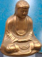 Boeddha.    Brons/messing.  9 cm., Huis en Inrichting, Ophalen, Zo goed als nieuw