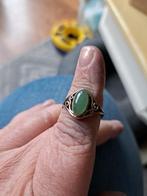 Echt zilver maat 19 aventurijn, 19 tot 20, Ophalen of Verzenden, Zo goed als nieuw, Dame