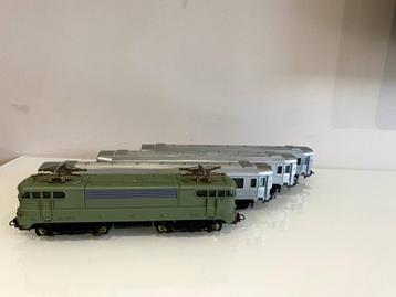 HO Lima treinset “Le Mistral” SNCF BB9210 + 3 personenwagens beschikbaar voor biedingen