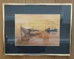 Schilderij van vissers, Antiek en Kunst, Kunst | Schilderijen | Klassiek, Ophalen of Verzenden
