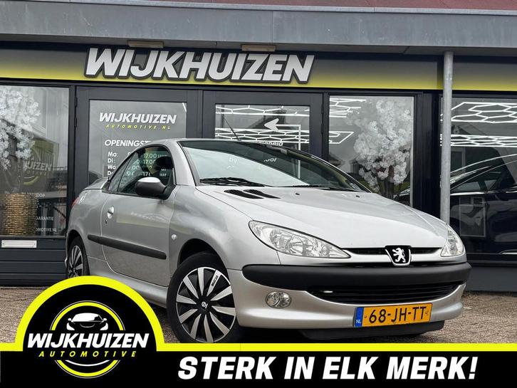 Peugeot 206 CC 1.6-16V Cabrio Automaat met Airco ! 101.553 k, Auto's, Peugeot, Bedrijf, Te koop, ABS, Airbags, Airconditioning